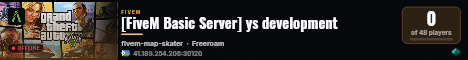 [FiveM Basic Server] ys development live status badge