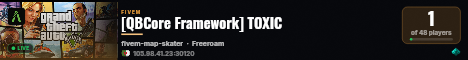 [QBCore Framework] TOXIC live status badge
