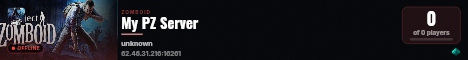 My PZ Server live status badge