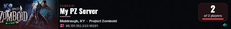 My PZ Server live status badge
