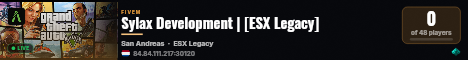 Sylax Development | [ESX Legacy] live status badge