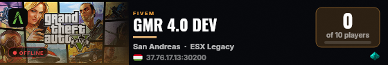 GMR 4.0 DEV live status badge