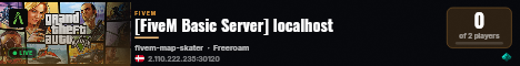 [FiveM Basic Server] localhost live status badge