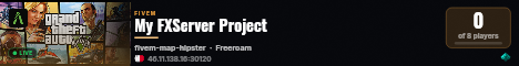 My FXServer Project live status badge