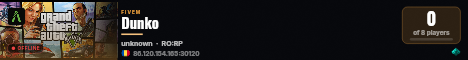 Dunko live status badge