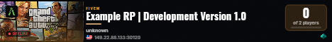 Example RP | Development Version 1.0 live status badge