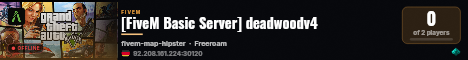 deadwoodv4 built with FiveM Basic Server! live status badge
