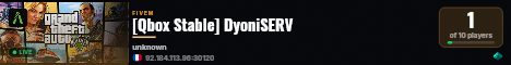 [Qbox Stable] DyoniSERV live status badge