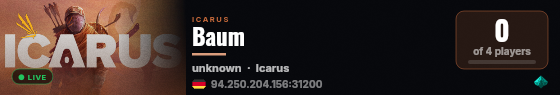 Baum live status badge