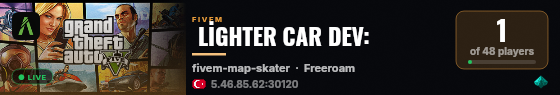  LİGHTER CAR DEV: live status badge