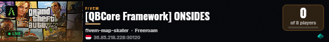[QBCore Framework] ONSIDES live status badge
