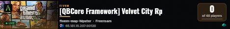 [QBCore Framework] Velvet City Rp live status badge