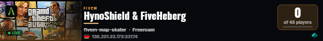 HynoShield & FiveHeberg live status badge