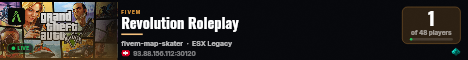 Revolution Roleplay live status badge
