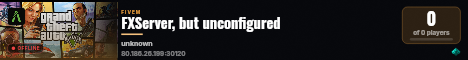 FXServer, but unconfigured live status badge