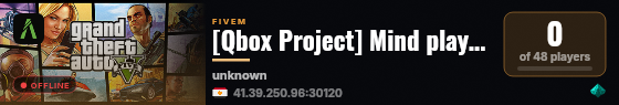 [Qbox Project] Mind playing live status badge