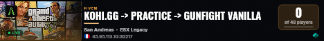 KOHI.GG -> PRACTICE -> GUNFIGHT VANILLA  live status badge