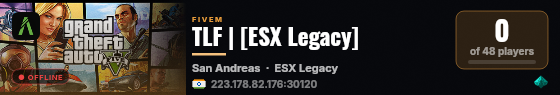 TLF | [ESX Legacy] live status badge