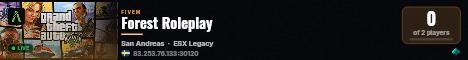 Forest Roleplay live status badge
