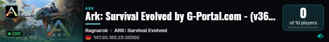Ark: Survival Evolved by G-Portal.com - (v361.7) live status badge