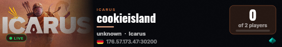 cookieisland live status badge