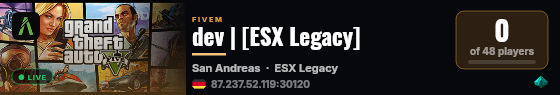 dev | [ESX Legacy] live status badge