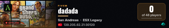 dadada live status badge