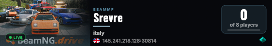 Srevre live status badge