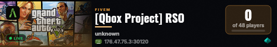[Qbox Project] RSO live status badge