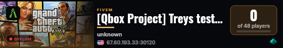 [Qbox Project] Treys test server live status badge