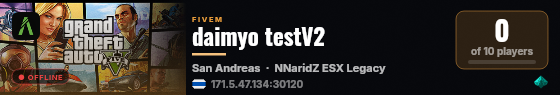 daimyo testV2 live status badge