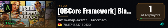 [QBCore Framework] Black Networ  Rolplay  ||  https://discord.gg/uQ3rQWPwv live status badge