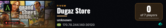 Dugaz Store live status badge