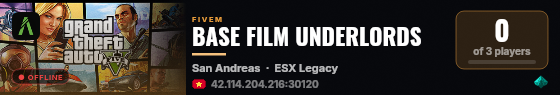 BASE FILM UNDERLORDS live status badge