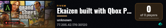 Ekaizen built with Qbox Project by The Community! live status badge