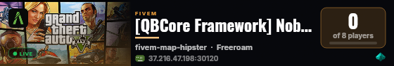 [QBCore Framework] Nobles live status badge