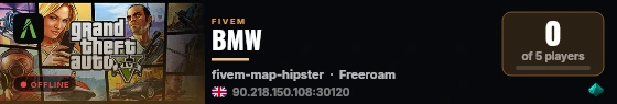 BMW live status badge