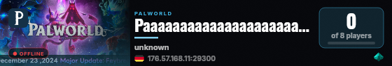 Paaaaaaaaaaaaaaaaaaaaalworld live status badge