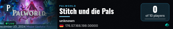Stitch und die Pals live status badge