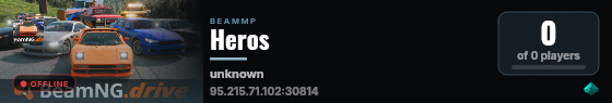 Heros live status badge