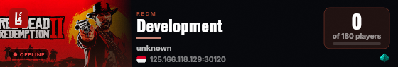 Development live status badge
