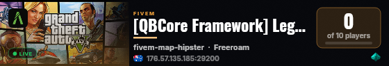 [QBCore Framework] Legacy rp live status badge