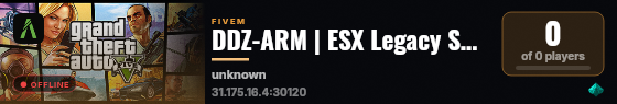 DDZ-ARM | ESX Legacy Server live status badge
