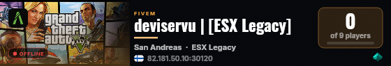 deviservu | [ESX Legacy] live status badge