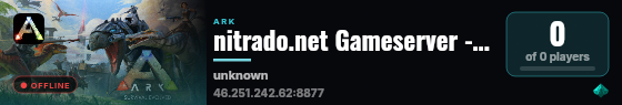 nitrado.net Gameserver - (v361.7) live status badge