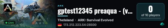 gptest12345 preaqua - (v358.24) live status badge