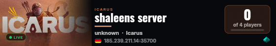 shaleens server live status badge
