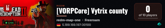 [VORPCore] Vytrix county live status badge
