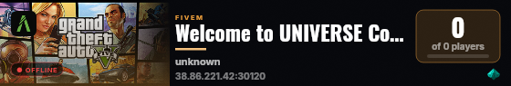 Welcome to UNIVERSE Community! live status badge