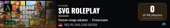 SVG ROLEPLAY live status badge